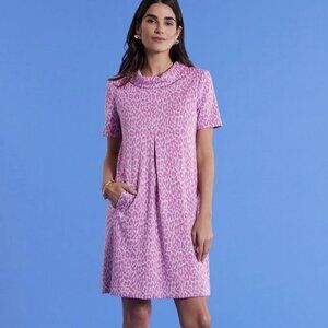 Tyler Boe Women'a Kristen Dress Cheeky Pink Cheetah Size Large